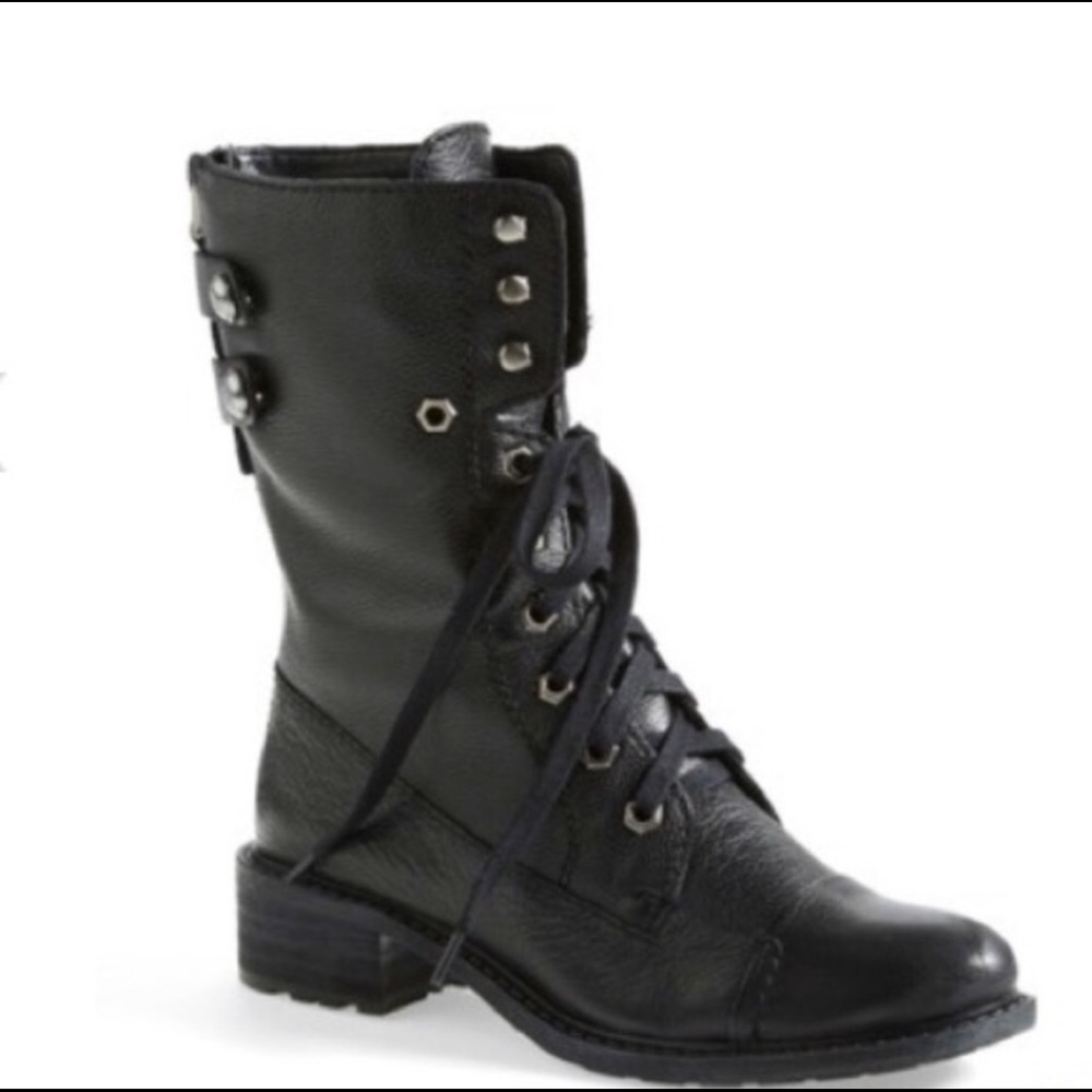 Leather Sam Edelman Combat boot